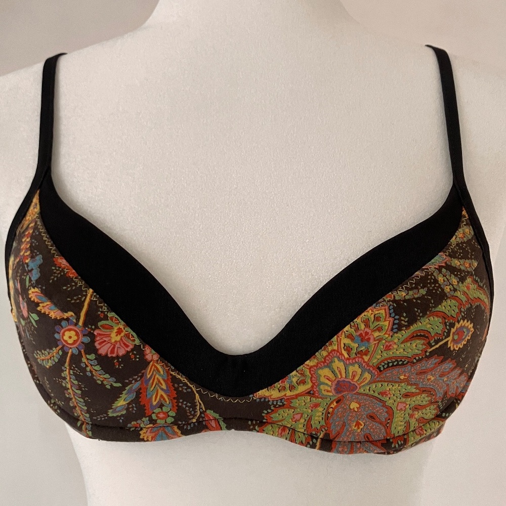 NEW SHAN BROWN FLORAL BIKINI